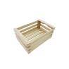 Mini cassetta a listelli in legno cm 25x13x7