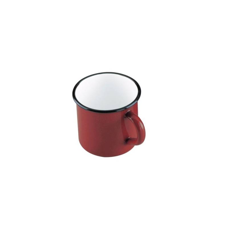 Tazza mug Roja in latta rossa cl 40