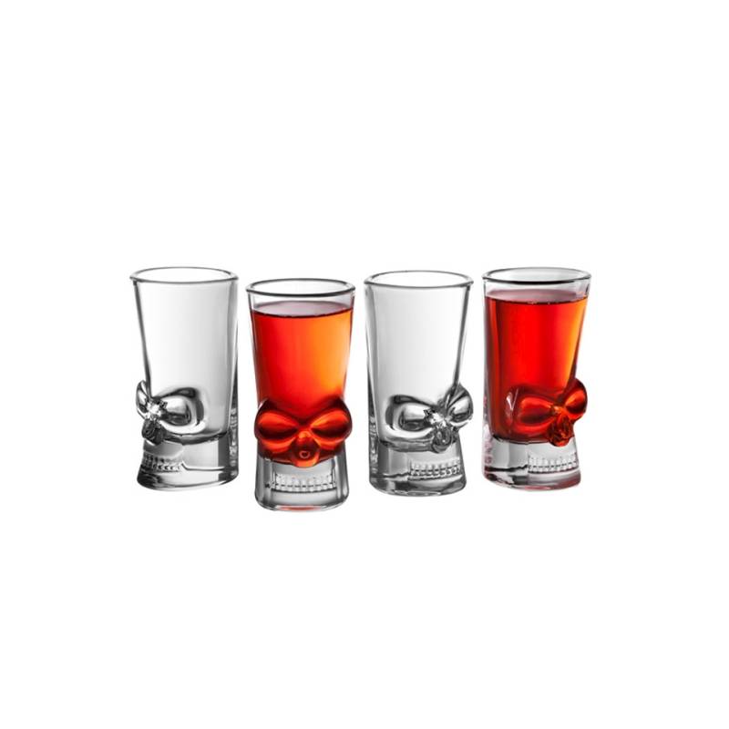 Totenkopf Shot Gläser cl 4,4