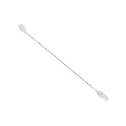 Stainless steel bar spoon with fork 17.71 inch