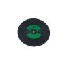 Green Rubber Vinyl Coasters cm 10