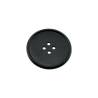 Black rubber button coasters cm 10