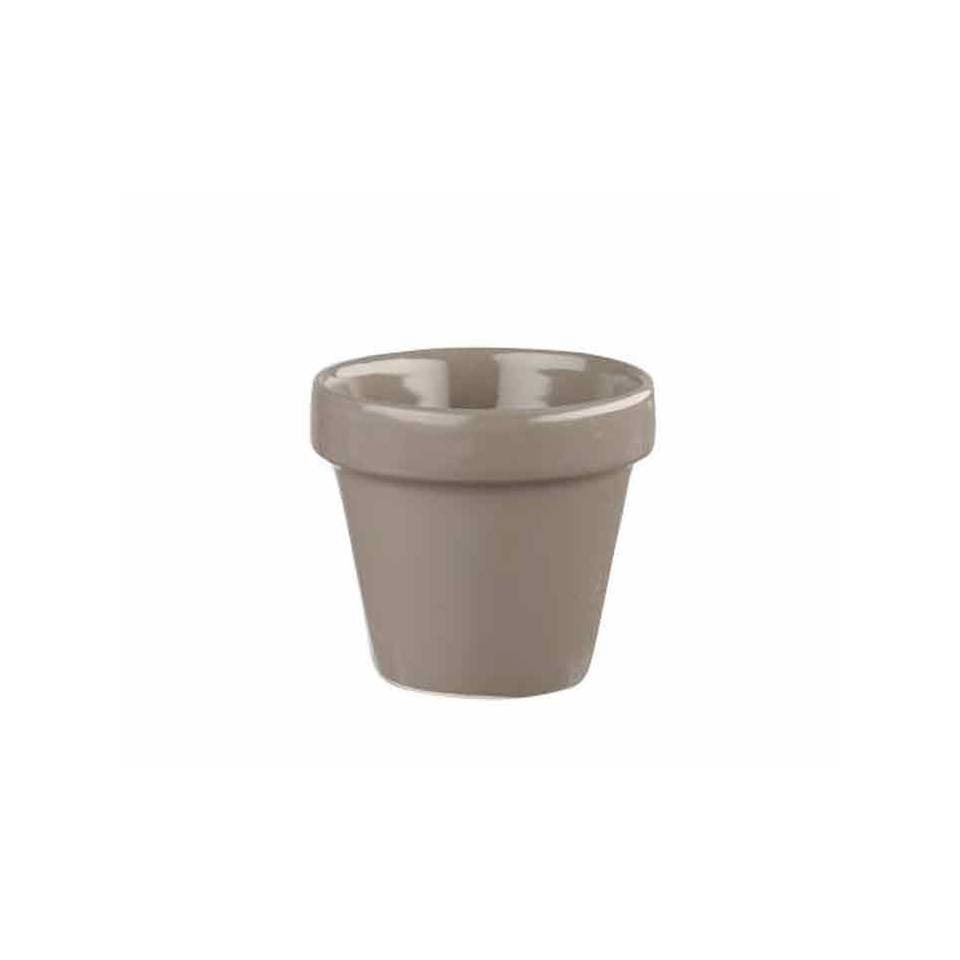 Churchill plant pot in gray vitrified ceramic cl 48
