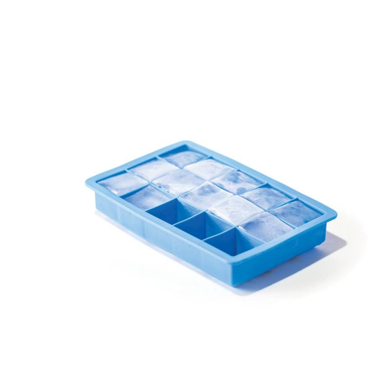 Stampo ghiaccio 15 impronte in silicone blu