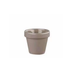 Vasetto Plant Pot Churchill in ceramica vetrificata grigia cl 34
