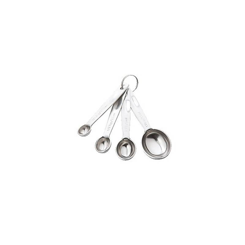 Set di 4 misurini in acciaio inox ml 15/5/2,5/1,25