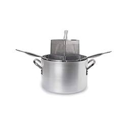 Ballarini aluminium casserole pasta cooker with 3 segments 14.17 inch