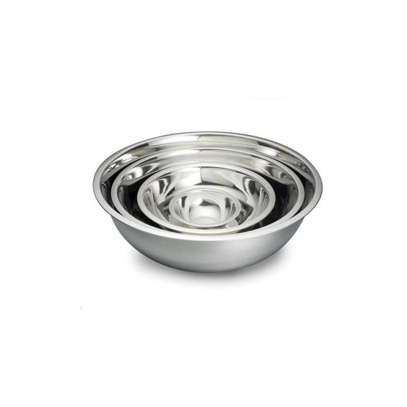 Stainless steel hemispherical bowl 29.5x9 cm
