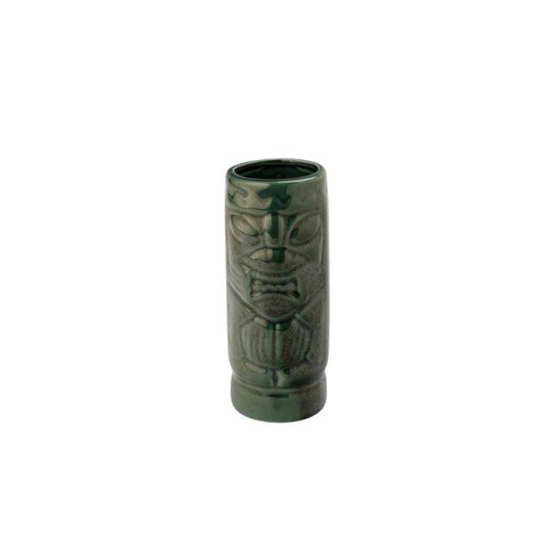 Tiki Mug Aztec in ceramica verde cl 45