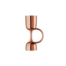 Coley Urban Bar jigger in copper-plated steel cl 2.5 and 5