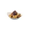 Coppetta snack in plastica argento cl 3