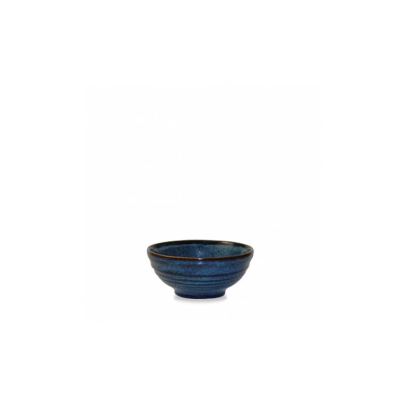 Coppetta Ripple Churchill in ceramica vetrificata blu sapphire cl 17