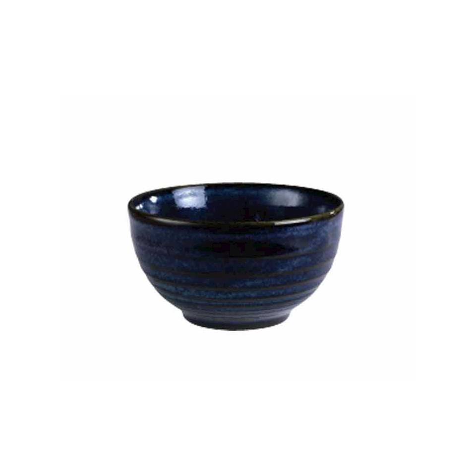 Coppetta Ripple Churchill in ceramica vetrificata blu sapphire cl 56