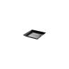 Black polystyrene pratiko saucer cm 9x9