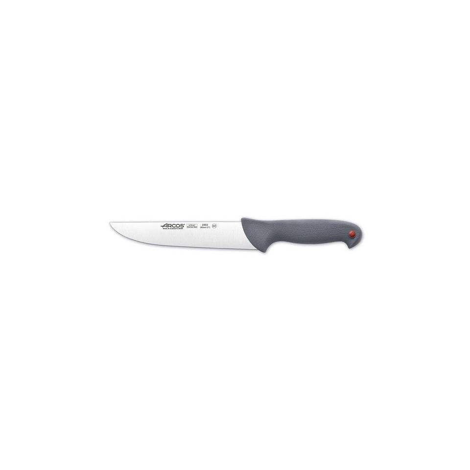 Arcos stainless steel butcher knife with gray handle cm 18