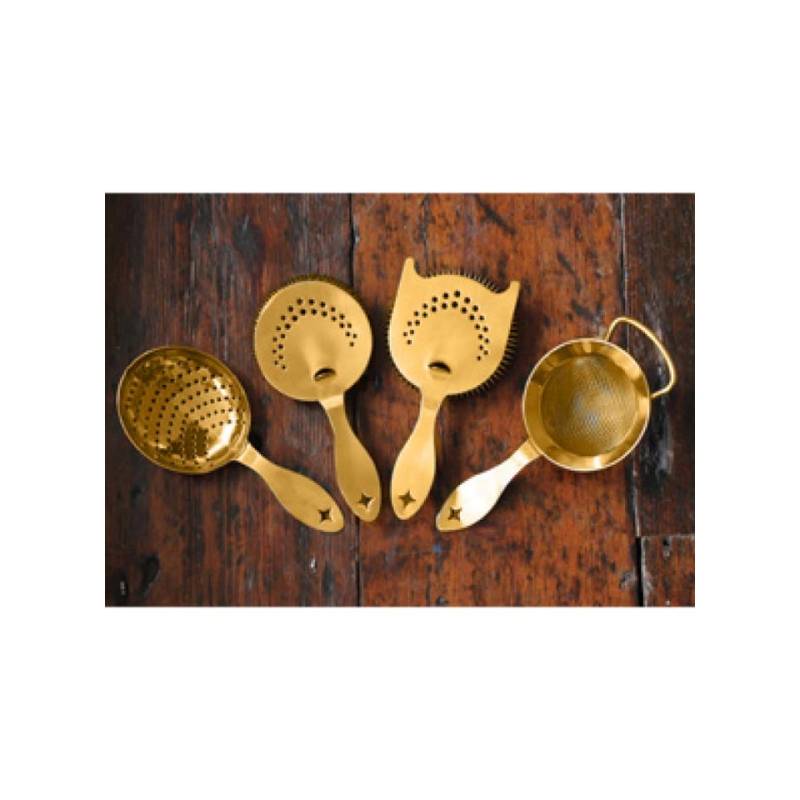 Hawthorne Heritage Strainer in gold stainless steel cm 16