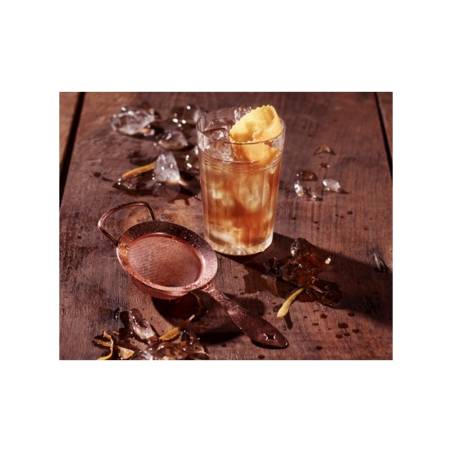 Doppelsieb Heritage Edelstahl Gold Rose cm 18