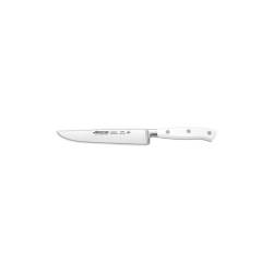 Coltello cucina Arcos in acciaio inox con manico bianco cm 15