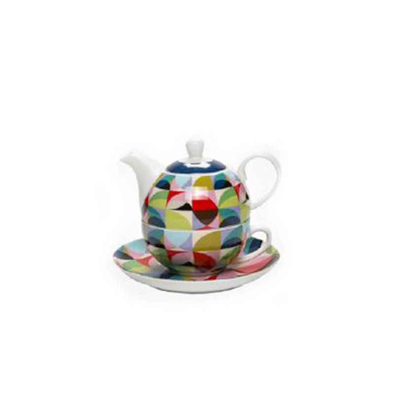 Porcelain Tea for One Teapot Slices