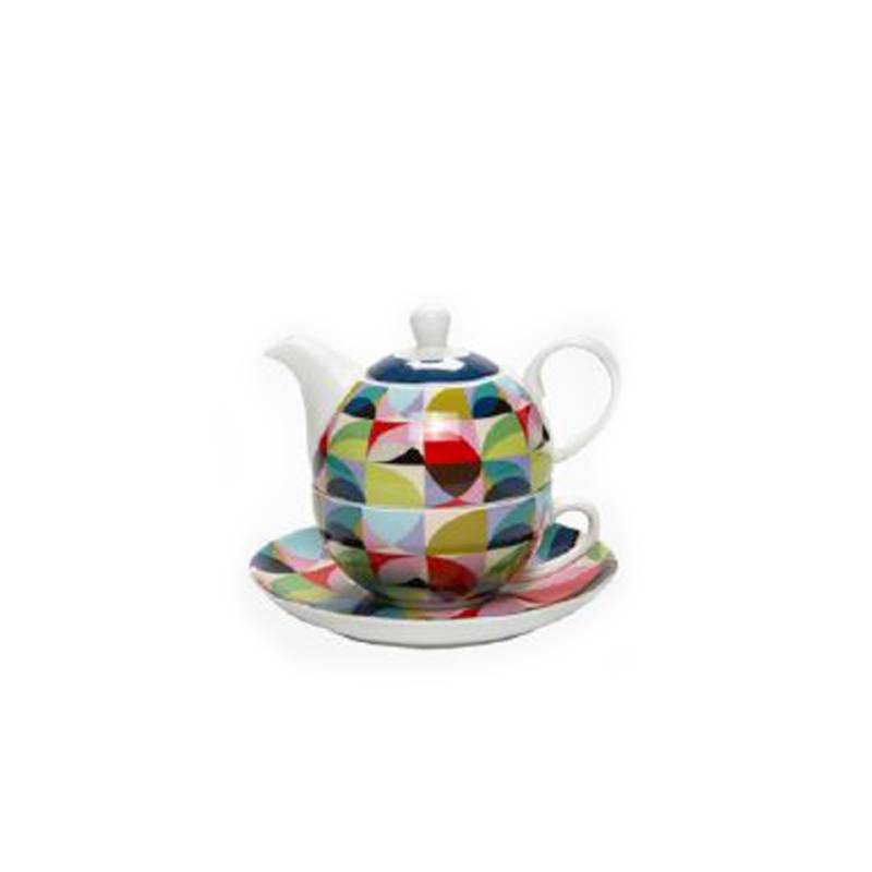 Teiera Tea for One Spicchi in porcellana