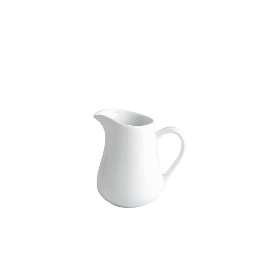 White porcelain mini creamer 2.53 oz.