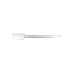 Jumbo Kisag soft beveled spatula in white polyethylene cm 25