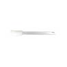 Jumbo Kisag soft beveled spatula in white polyethylene cm 25
