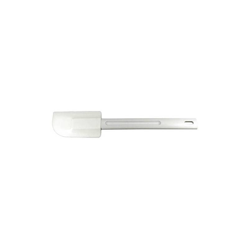 Kisag white polypropylene soft spatula 9.84 inch