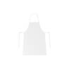 Children's herringbone apron 100% cotton white cm 60x75