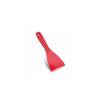 Red abs triangular spatula 10x12 cm