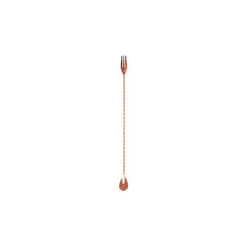 Bar spoon Trident in acciaio rame cm 31,5
