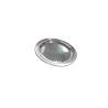 Sottobicchieri British Empire in acciaio inox placcato silver cm 11