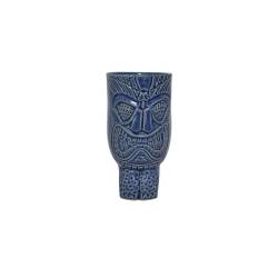 Tiki Mug Hakah-Ro in ceramica blu cl 45