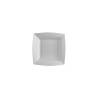 Silver polystyrene bottom plate cm 18x18