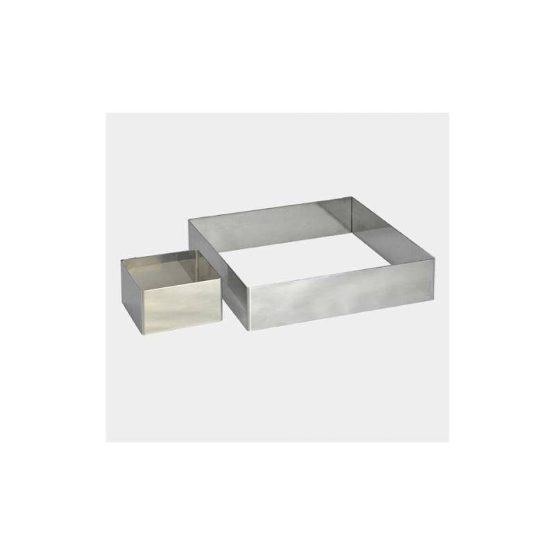 Stampo quadro De Buyer in acciaio inox cm 16x16x4,5