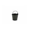 Black enameled stainless steel mini bucket cm 10