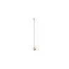 Coppered Stainless Steel Teardrop Bar Spoon 35 cm