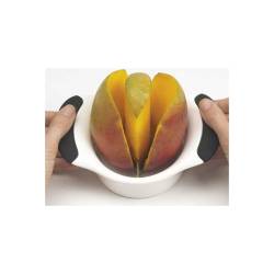 Snocciola mango in acciaio inox e plastica cm 13,5