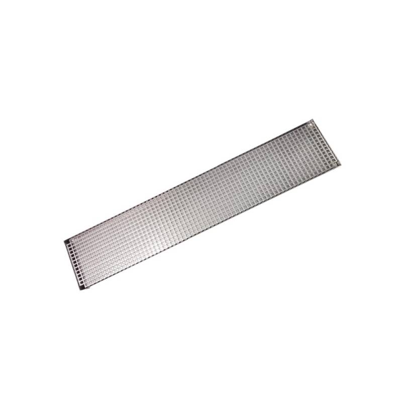 Bar mat con griglia in acciaio inox cm 47
