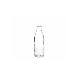 Milk bottle in transparent glass lt 1
