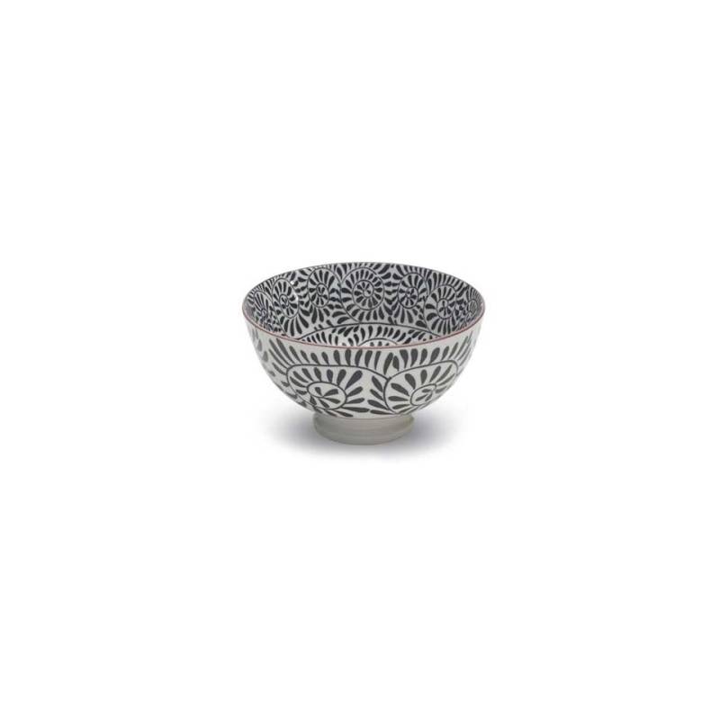 Tue taza de porcelana negra 11,5 cm