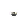 Ramekin cup in black enameled stainless steel cm 6