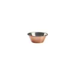 Coppetta Ramekin in acciaio inox rivestita in rame cm 6