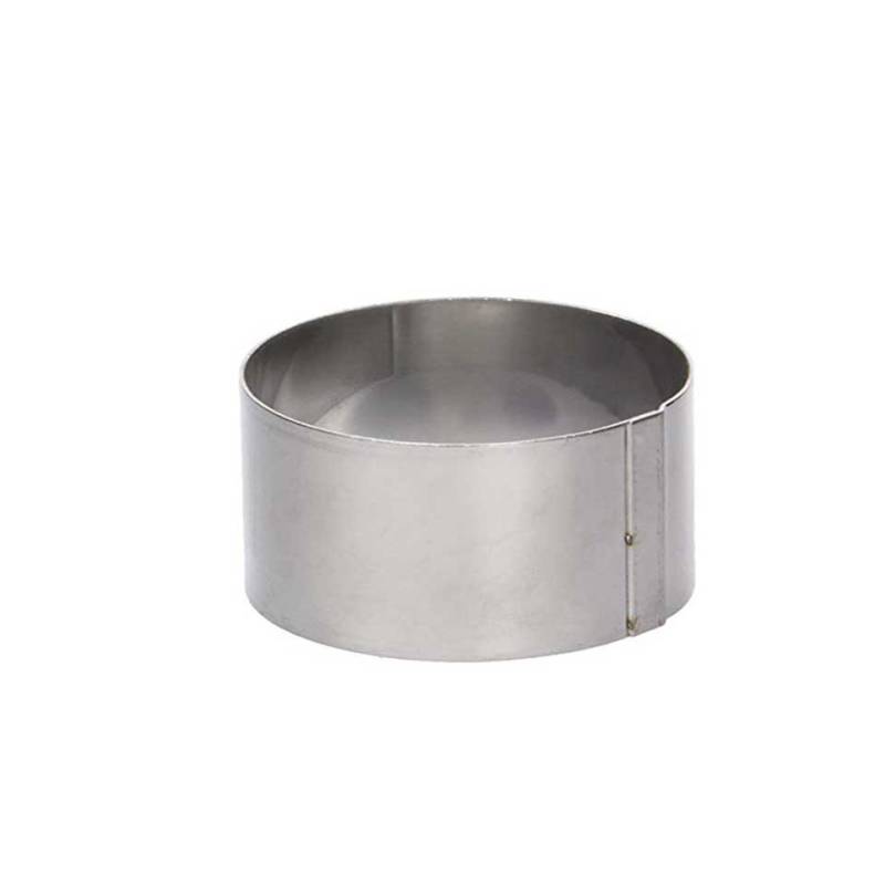 De Buyer stainless steel round mold 20x12 cm