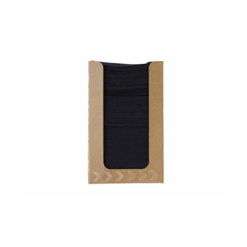 Dispenser with napkins Dunisoft Tall black cm 20x20