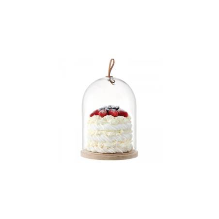 Runder Aschenbecher mit Glaskuppel cm 15