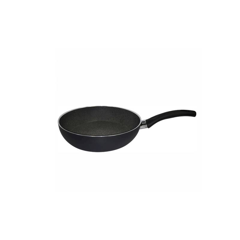 Wok induzione Bologna Granitium Ballarini 1 manico cm 28