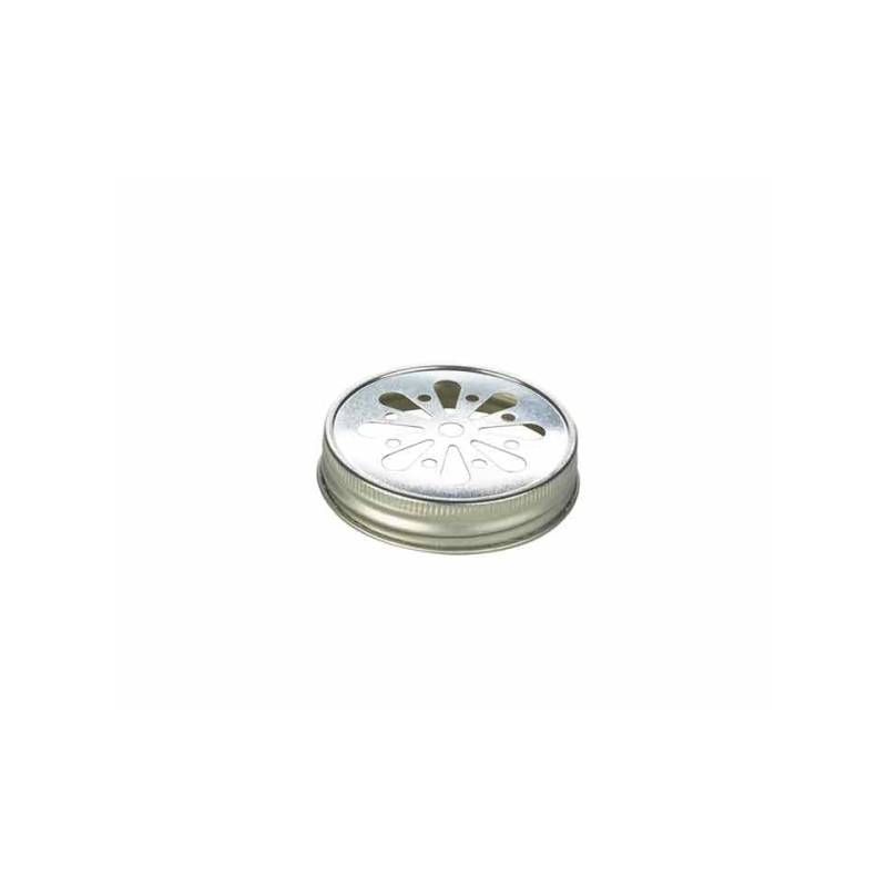 Aluminiumdose Glasdeckel mit Dekoration