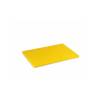 Tagliere in polipropilene giallo cm 25x15x0,5