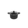 Ballarini Bologna Granitium high induction casserole 2 handles cm 20